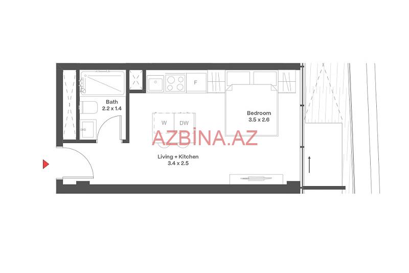 Купить студию в Reportage Heights рядом с Casino Sea Breeze 🌊🎰